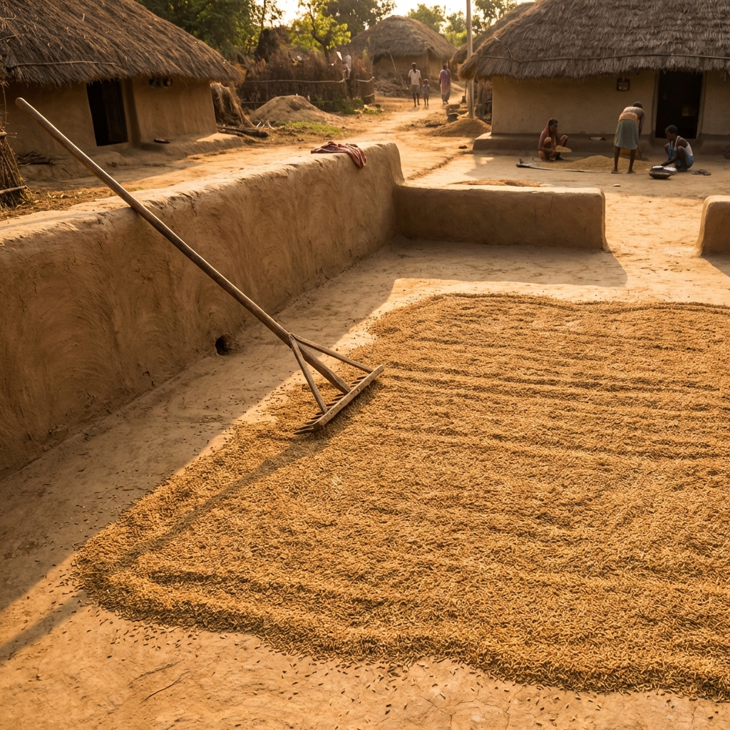 Drying Rice